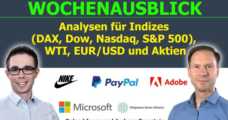 Gewinnmitnahmen nach Rekordständen. Marktausblick Börse für DAX, Dow, Nasdaq, EUR, WTI & Aktien