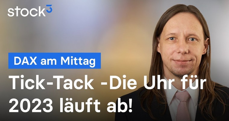 DAX-Analyse am Mittag - Guten Rutsch!