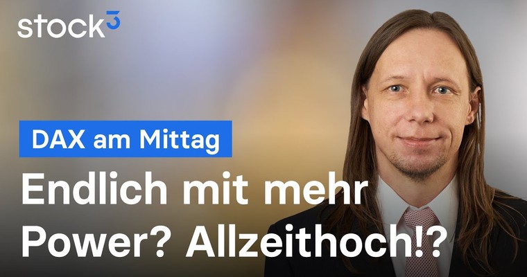 DAX-Analyse am Mittag - Aller guten Dinge sind vier und nicht drei!?