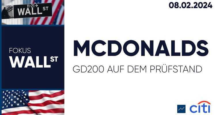 McDonalds – GD200 auf dem Prüfstand