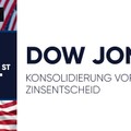 Dow Jones – Konsolidierung vor dem Zinsentscheid