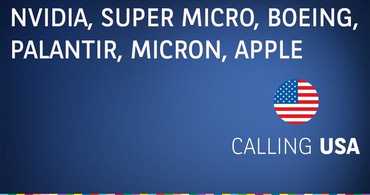 Nvidia-Profiteure und -Verlierer und News zu Micron, Boeing, Apple u. a. - Calling USA
