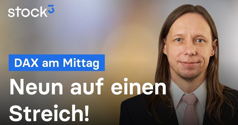 DAX-Analyse am Mittag - Die Bullen lassen sich nicht abschütteln!