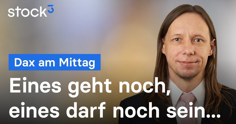 DAX-Analyse am Mittag - Es passiert schon wieder!