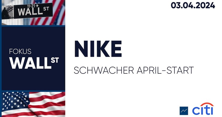 Nike – Schwacher April-Start
