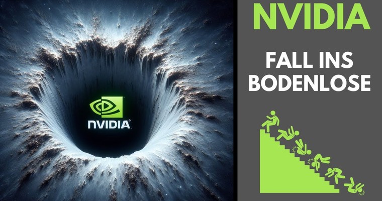 Elliott Wellen Video Analyse - NVIDIA - Der Fall ins Bodenlose?