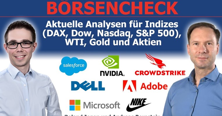 Inflationsdaten im Fokus. Marktberichte zu DAX, Dow, Nasdaq & Aktien wie NVIDIA, Salesforce, Dell,..