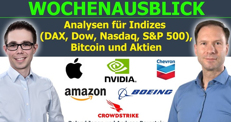 Börse aktuell: DAX, Bitcoin, Nvidia, Apple, Crowdstrike, Amazon, Boeing und weitere Aktien im Fokus