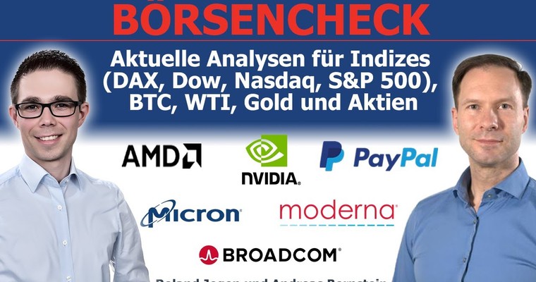 Gewinnmitnahmen am großen Verfallstag! DAX, Dow, Bitcoin, Gold, Nvidia, AMD, PayPal & Co. im Fokus