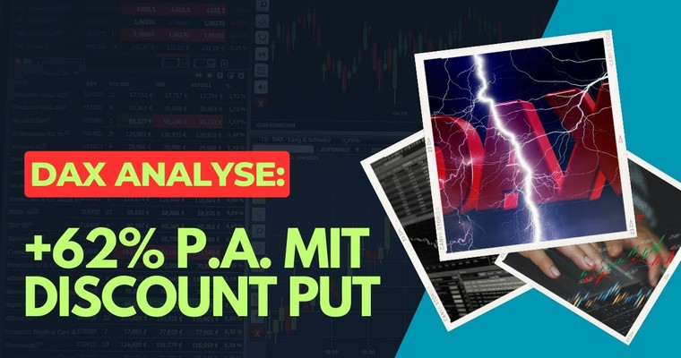 DAX Analyse: +62% p.a. mit Discount Put Optionsschein