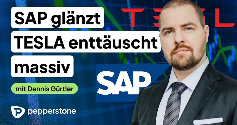 SAP glänzt & TESLA enttäuscht massiv