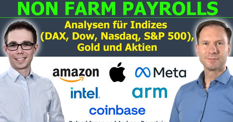 US-Arbeitsmarktdaten (NFP) deutlich schwächer! Big Tech nach Earnings unter Druck. Aktien der Woche