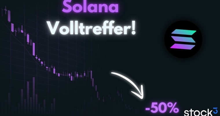 Elliott Wellen Video Analyse - SOLANA - Kurshalbierung *löppt"