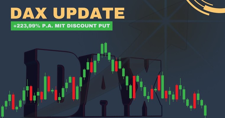 DAX Update: +223,99% p.a. mit Discount Put!