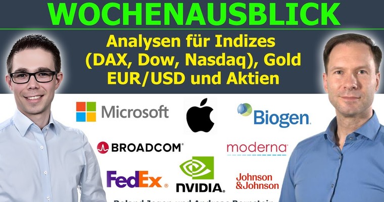 FED & Verfallstag im Fokus. Chancen & Risiken in DAX, Gold & Aktien wie Nvidia, Biogen, Moderna & Co