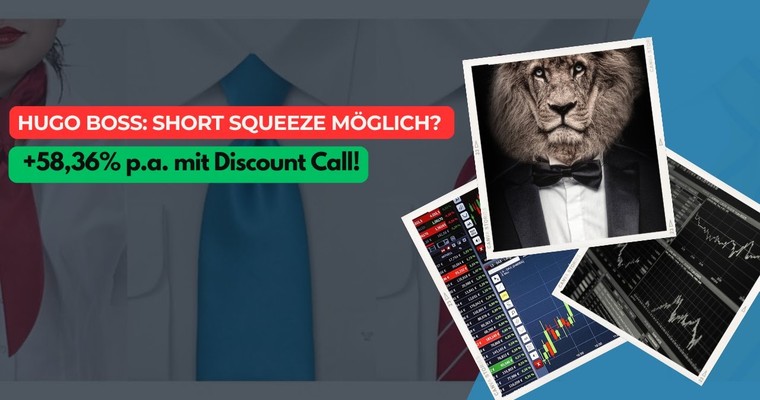 Hugo Boss: Short Squeeze möglich? +58,36 % p.a. mit Discount Call ...