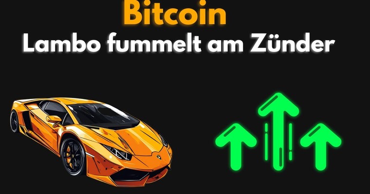 EW Video Analyse - BITCOIN *To da moon* - Ein Lambo fummelt am Zünder