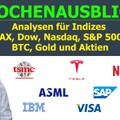 Aktien, Bitcoin, Gold, Indizes: Wochenausblick Börse zu DAX, Dow, Tesla, Netflix, SAP, TSMC & Co.