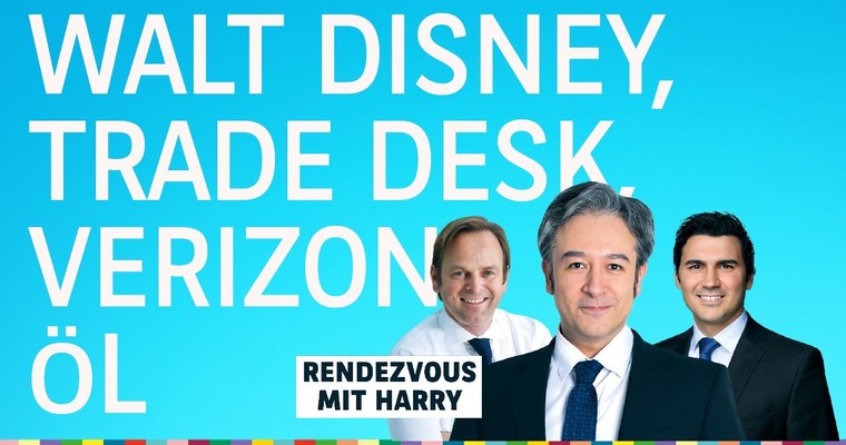 Walt Disney, Trade Desk, Verizon, Öl, Ayden, BioNTech - Charttechnik mit Harald Weygand