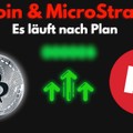 Bitcoin liegt im Plan - MICROSTRATEGY erreicht das Bullenlager