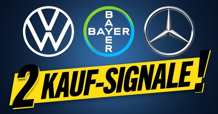 VW, BAYER, MERCEDES-BENZ - Zwei Kaufsignale!