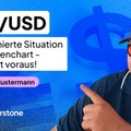 EUR/USD - Komprimierte Situation im Wochenchart - Volatilität voraus!