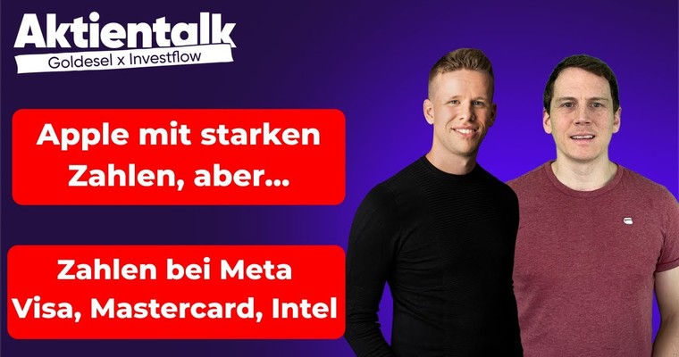 Quartalszahlen im Blick: Meta, Visa, Intel & Apple