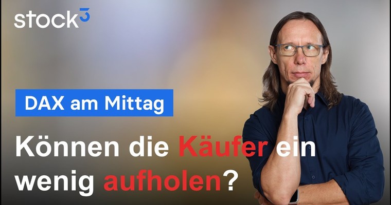 DAX-Analyse am Mittag - Ein wenig Erholung bitte!?