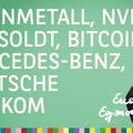 Rheinmetall, Hensoldt, Nvidia, Mercedes-Benz, Deutsche Telekom, Bitcoin - Marktausblick mit Egmond Haidt