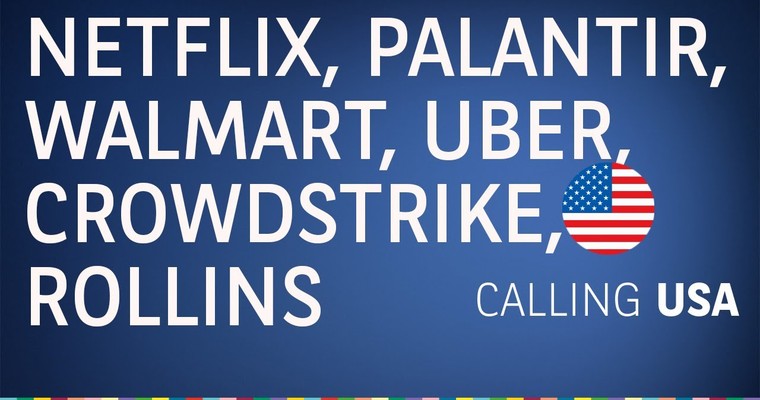 Neue Erfolge im autonomen Fahren, News zu Walmart, Netflix, Palantir und Co - Calling USA