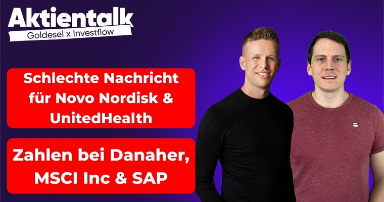 CEO-Wechsel bei United Health und Novo, Zahlen von MSCI und Danaher