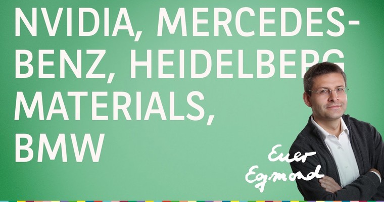 Nvidia, Mercedes-Benz, BMW, Heidelberg Materials - Marktausblick mit Egmond Haidt