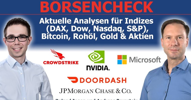 Rekorde an der Wall Street! Bitcoin, WTI, Gold & Aktien der Woche (Nvidia, Crowdstrike, Doordash,..)