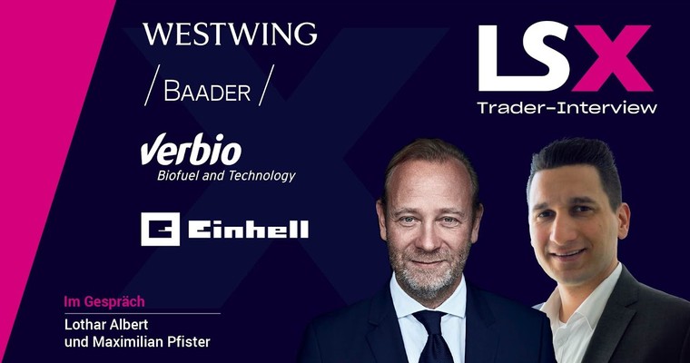 LSX Trader-Interview mit Maximilian Pfister über Westwing, Baader Bank, Verbio und Einhell