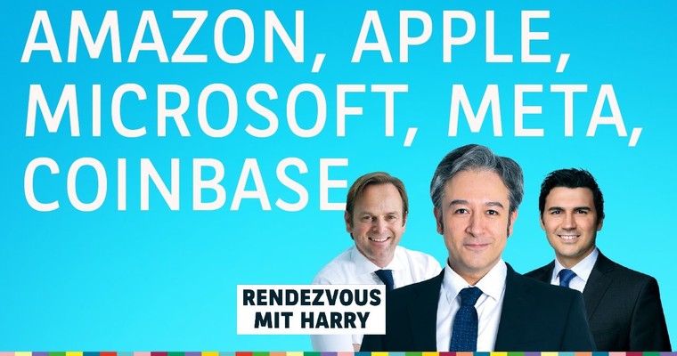 Amazon, Apple, Meta, Microsoft, Spotify, PayPal, Coinbase - Charttechnik mit Harald Weygand