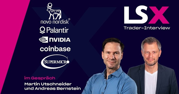 Trader-Interview mit Martin Utschneider: Novo Nordisk, Palantir, Nvidia, Coinbase & Super Micr