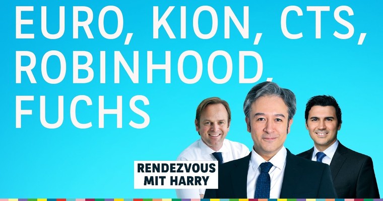 Euro, Robinhood, KION, Fuchs, CTS, Pfeiffer Vacuum, Unity Software - Charttechnik mit Harald Weygand