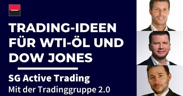 Trading-Ideen auf Dow Jones, WTI-Öl und Natural Gas
