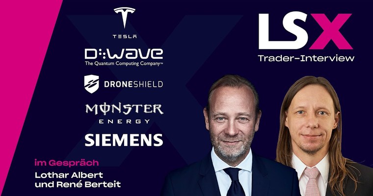 Trader-Interview mit Rene Berteit: Tesla, D-Wave-Quantum, DroneShield, Monster Beverage, Siemens
