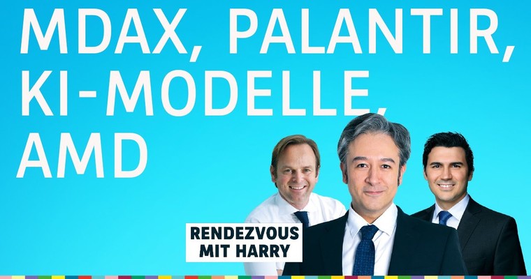 MDAX, Palantir, AMD, KI-Modelle als Vorhersage - Charttechnik mit Harald Weygand