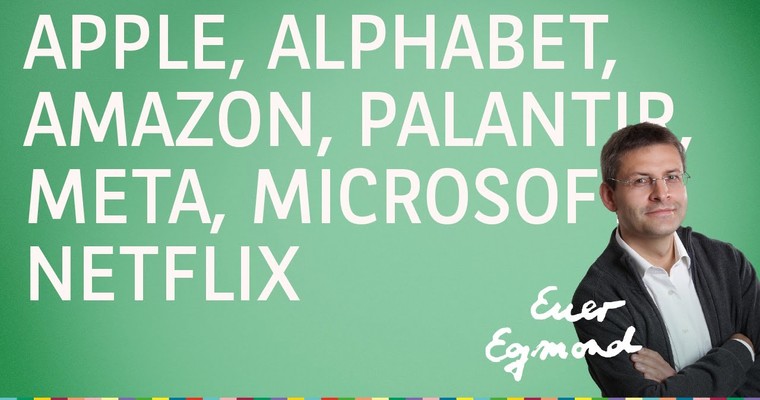Apple, Amazon, Alphabet, Microsoft, Meta, Palantir, Netflix - Marktausblick mit Egmond Haidt