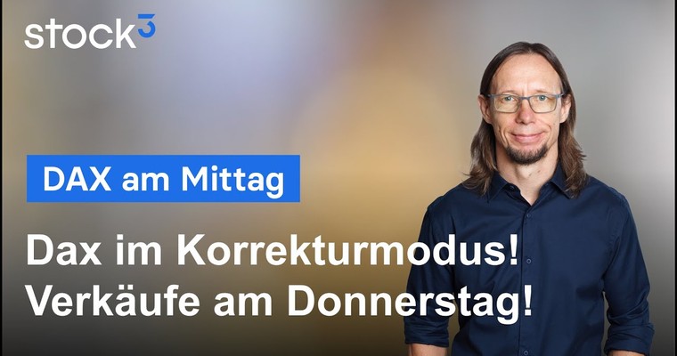 DAX-Analyse am Mittag - Verkäufe am Donnerstag