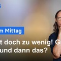 DAX-Analyse am Mittag - Ich bin enttäuscht! Das ist doch zu wenig, oder?