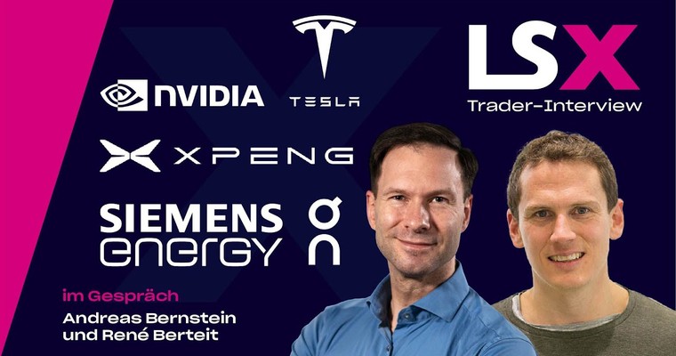 Trader-Interview mit Michael Flender: Nvidia, Tesla, Xpeng, On Holdung & Siemens Energy