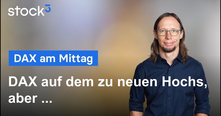 DAX-Analyse am Mittag - Rally läuft wieder! Mein Plan für heute!