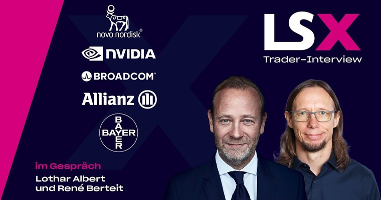Trader-Interview mit René Berteit über Novo Nordisk, Nvidia, Broadcom, Allianz und Bayer