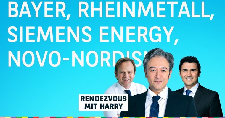 Bayer, Rheinmetall, Siemens Energy, Novo-Nordisk, Nike und Palantir Tech, Gold, Silber - Charttechnik mit Harald Weygand