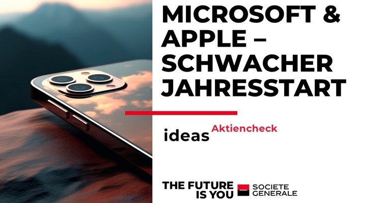 Apple und Microsoft – Schwacher Jahresstart