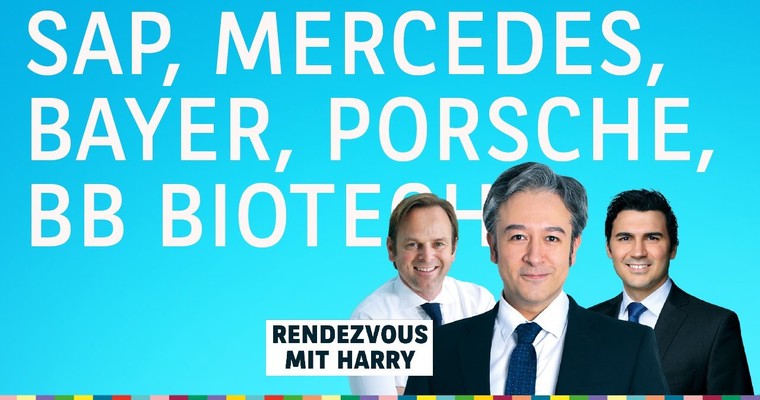 SAP, Mercedes, Bayer, Porsche, BB Biotech, BMW, VW, Redcare - Charttechnik mit Harald Weygand