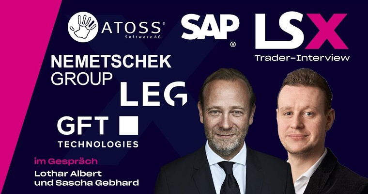 Trader-Interview mit Sascha Gebhard: SAP, Nemetschek, Atoss Softw., GFT Technologies, LEG Immobilien